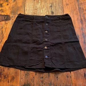 Mossimo Size 14 Black Denim Skirt!